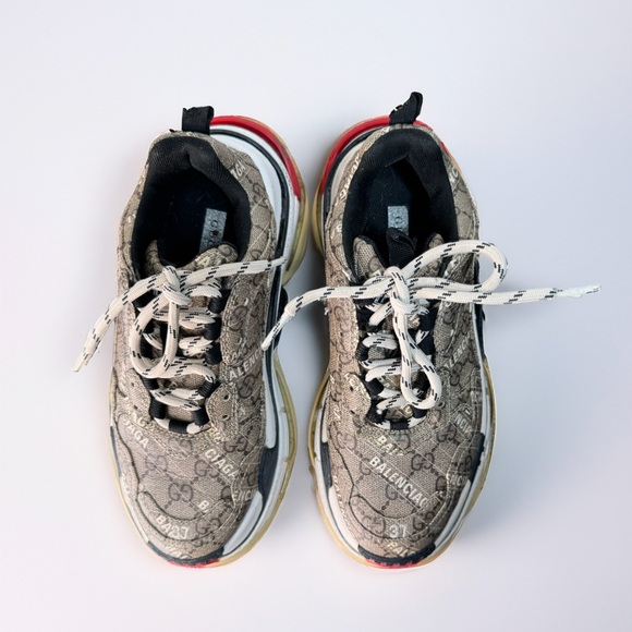 Gucci x Balenciaga Triple S Sneaker ‘The Hacker’ size 37W - Picture 4 of 8